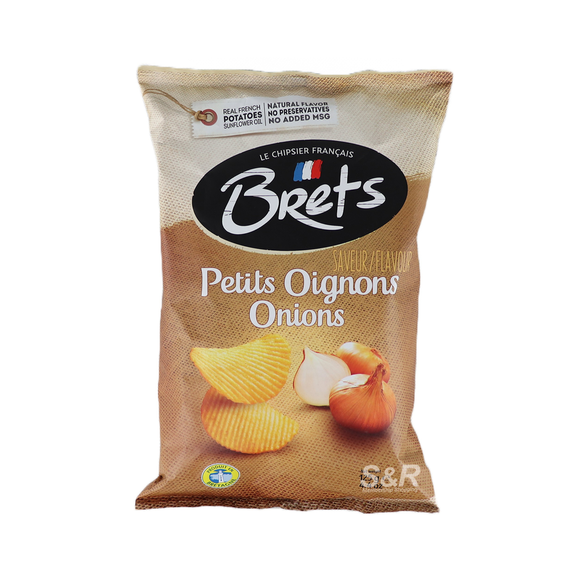 Brets Onion Potato Chips 125g Brets Onion Potato Chips 125g
